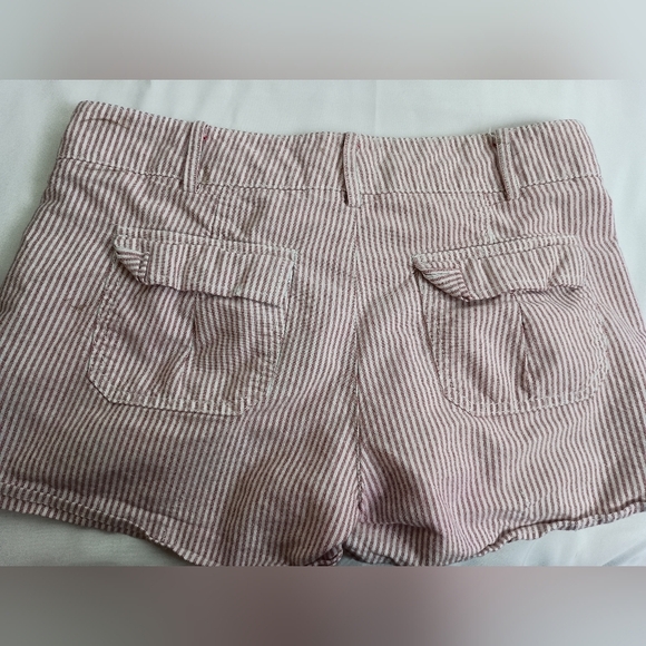 2/$30 FOREVER 21 Preppy Clueless Butterly Pink Pin Striped Booty Shorts(#1,430) - Picture 4 of 8